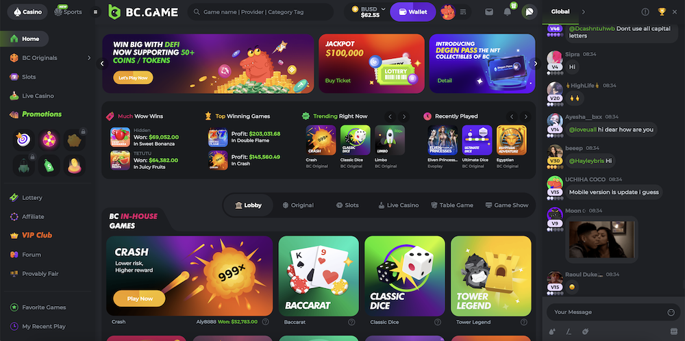 The Future of Online Gaming BC Game Crypto Casino